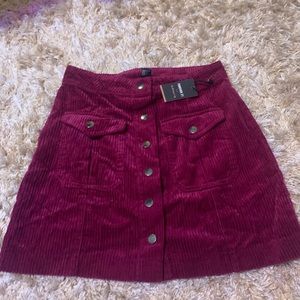 SUEDE SKIRT